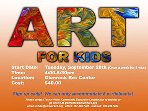 Art for Kids Flyer