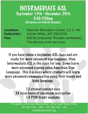 Intermediate ASL Flyer