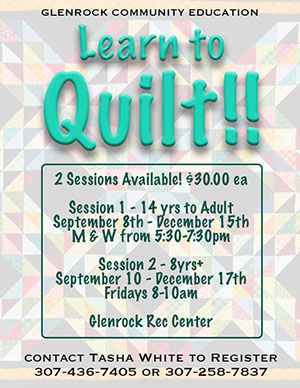 Quilting Class Flyer